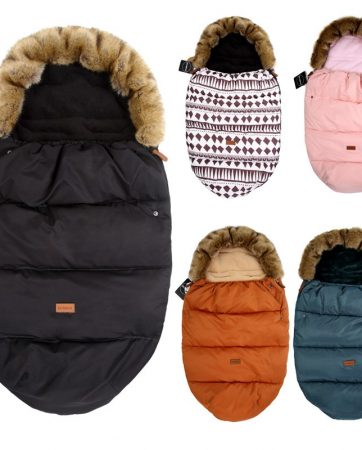 Winter Sleeping Bag For Baby Carriage Windproof Waterproof Thick Warm Bag 0-36M footmuff Universel Baby Stroller Accessories