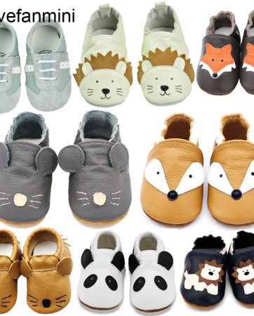 Baby Shoes Soft bebe Leather newborn booties for babies Baby Boys Girls Infant toddler Moccasins Slippers First Walkers sneakers
