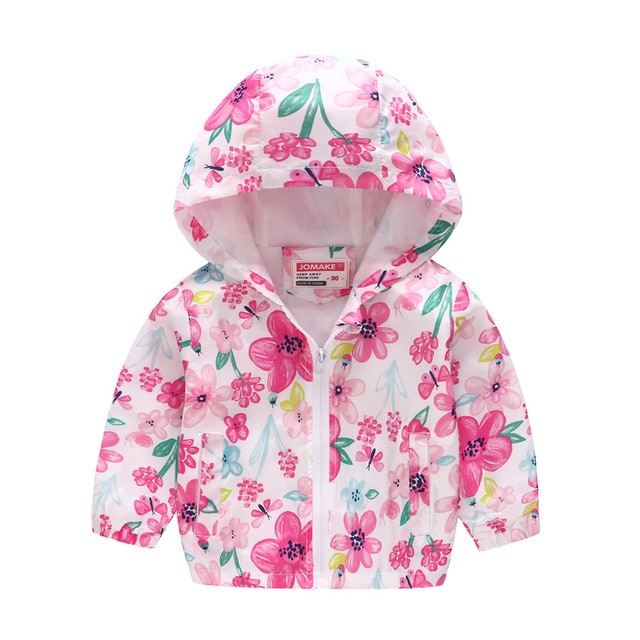 Children Hooded Windbreaker Toddler Baby Coat Infant Waterproof Hoodies For Girls - Image 15