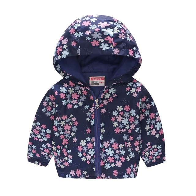 Children Hooded Windbreaker Toddler Baby Coat Infant Waterproof Hoodies For Girls - Image 12