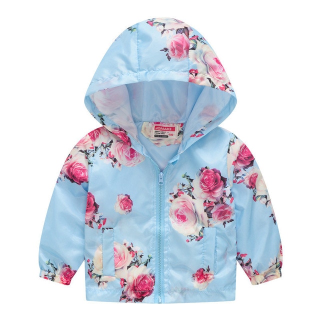 Children Hooded Windbreaker Toddler Baby Coat Infant Waterproof Hoodies For Girls - Image 26