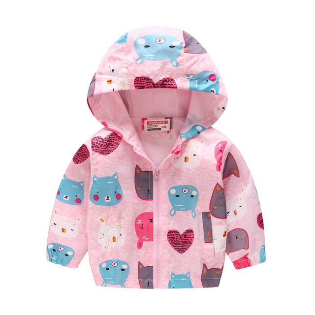 Children Hooded Windbreaker Toddler Baby Coat Infant Waterproof Hoodies For Girls - Image 16