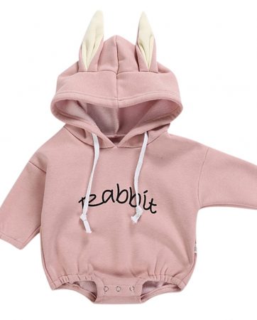 Todder Kid new born baby clothes Girl Boy Rabbit Letter Sweatshirt Tops Spring Autumn clothes Pullover Bodysuit baby costumes