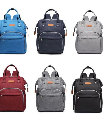New Mummy Backpack Zipper Large Capacity Travel Maternity Bag Diaper Baby Bag Multifunctional Nursing Bag Backpack Baby Care
