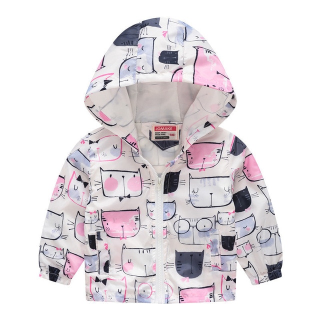 Children Hooded Windbreaker Toddler Baby Coat Infant Waterproof Hoodies For Girls - Image 28