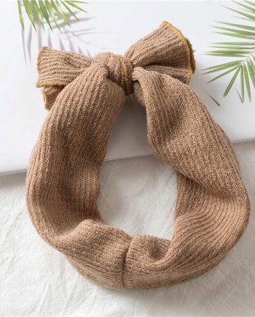 Cute Baby Girl Headbands Knitted Newborn Baby Bows Knitted Turban Infant Headband Warm Hairbands Headwrap Kids Hair Accessories