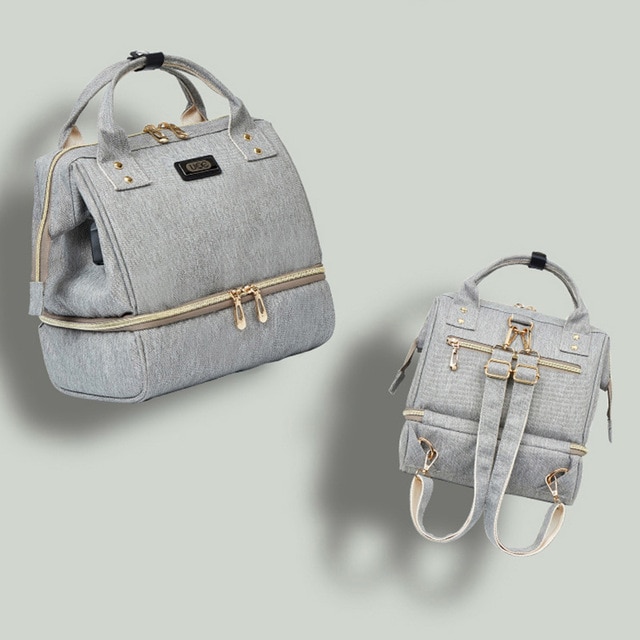 Fashion Mummy Maternity Diaper Bag Brand Large Capacity Baby Bag For Mom Thermal Insulation Travel Backpack For Baby Care - Image 7