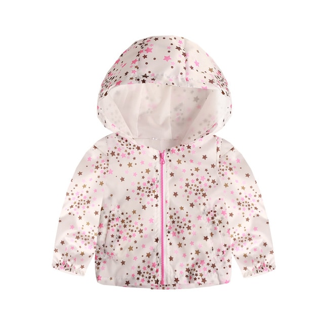 Children Hooded Windbreaker Toddler Baby Coat Infant Waterproof Hoodies For Girls - Image 13