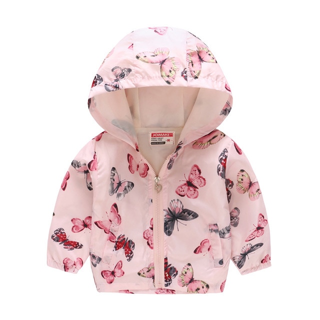 Children Hooded Windbreaker Toddler Baby Coat Infant Waterproof Hoodies For Girls - Image 11