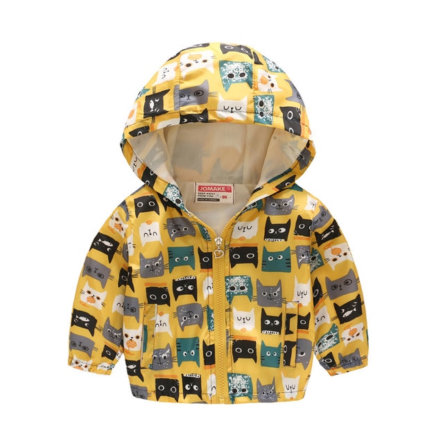 Children Hooded Windbreaker Toddler Baby Coat Infant Waterproof Hoodies For Girls - Image 14