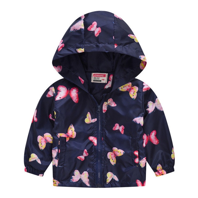 Children Hooded Windbreaker Toddler Baby Coat Infant Waterproof Hoodies For Girls - Image 21