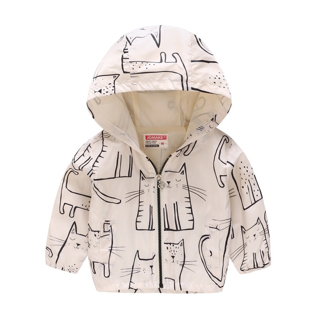 Children Hooded Windbreaker Toddler Baby Coat Infant Waterproof Hoodies For Girls - Image 9