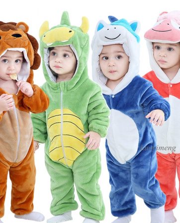 Baby Rompers Toddler Animal Jumpsuit Infant Clothes Pyjamas Kids